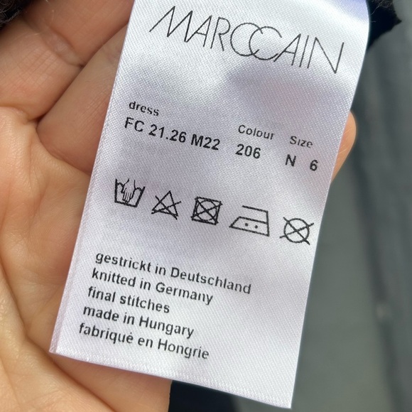 Marc Cain Plaid Shift Dress, Size “N6” (Us14) - Picture 7 of 8